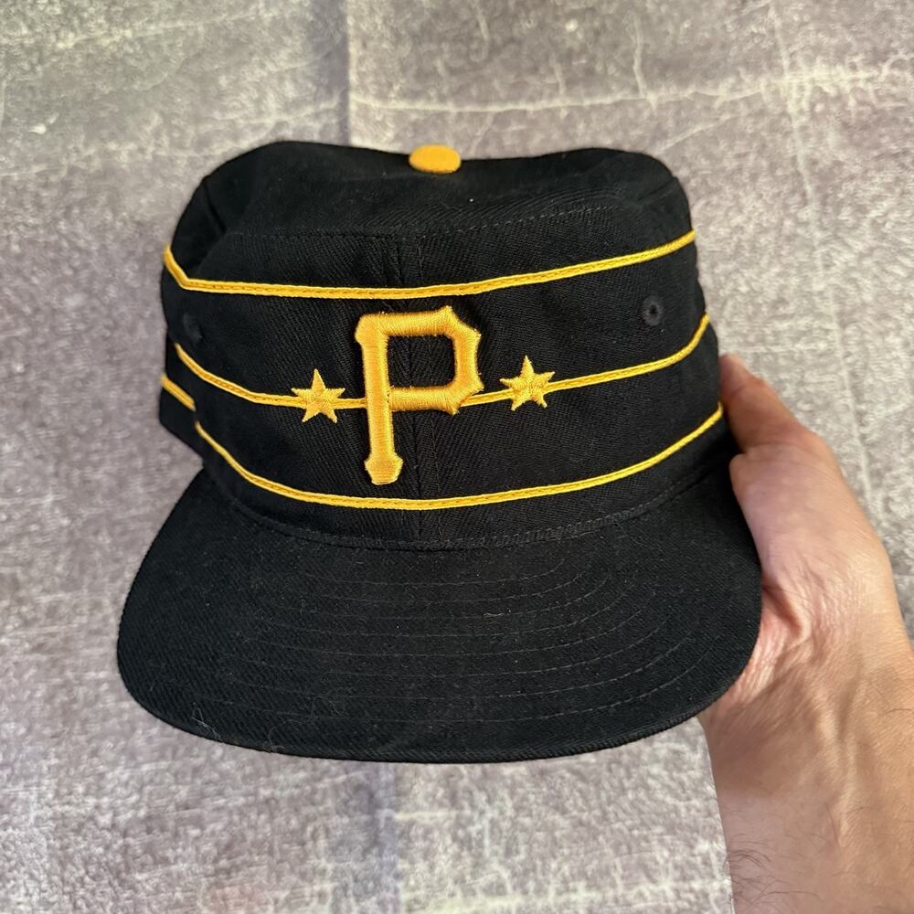 Men's Vintage American Needle 1977 Pittsburgh Pirates Pill Box Fitted Hat 7 1/8